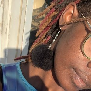 Handmade Puffball Earrings